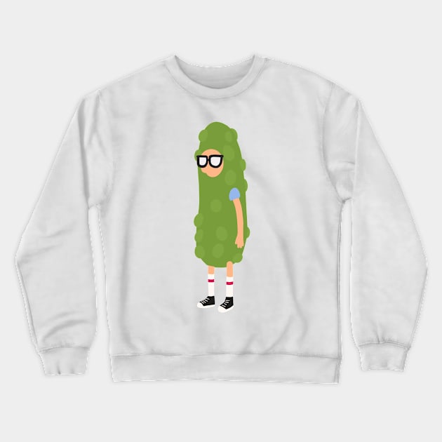 Pickle Tina Crewneck Sweatshirt by gray-cat